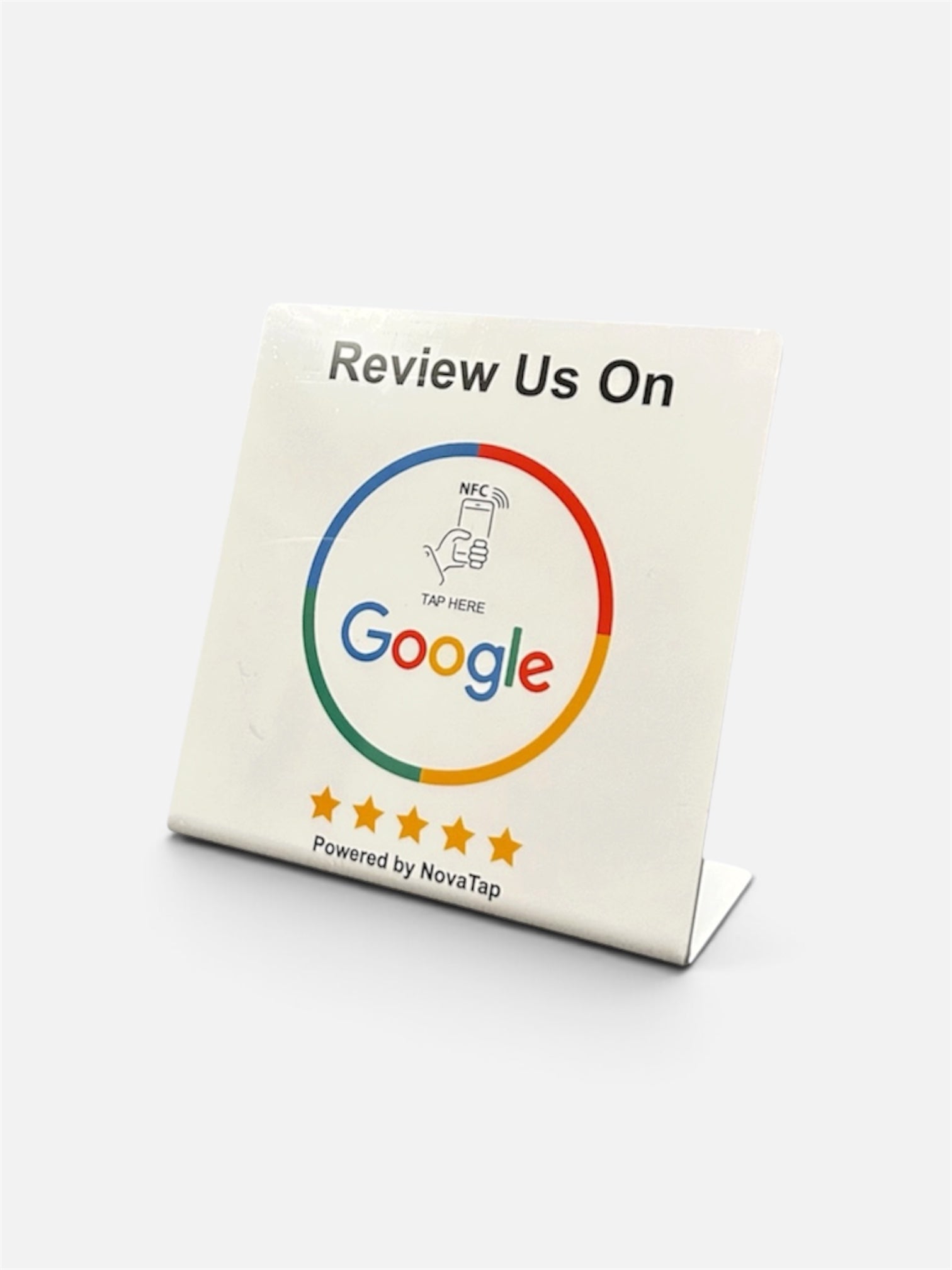 NovaTap Google Review Stand