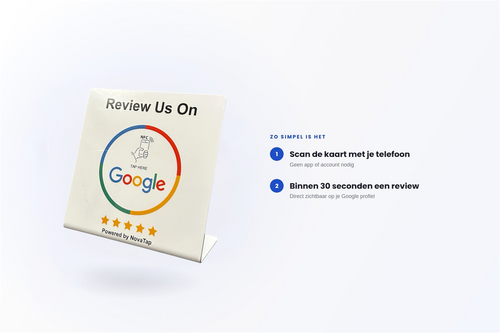 NovaTap Google Review Stand