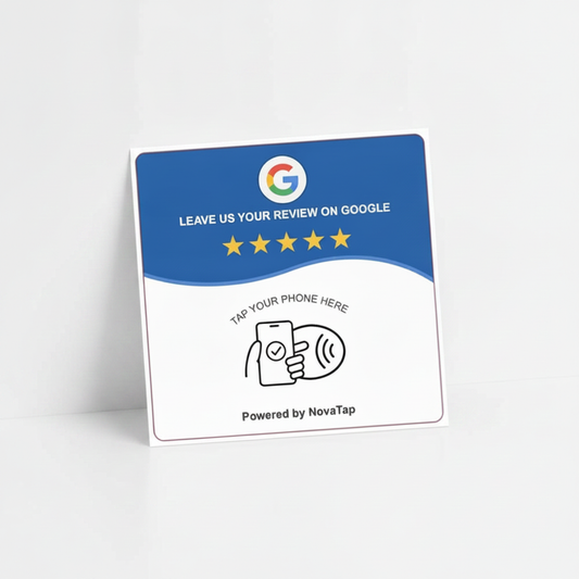 NovaTap Google Review NFC Kaart