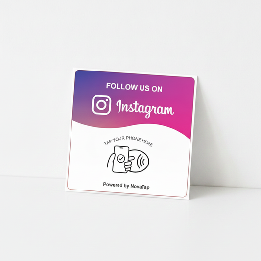 NovaTap Instagram NFC Kaart
