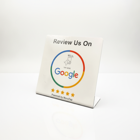 NovaTap Google Review Stand