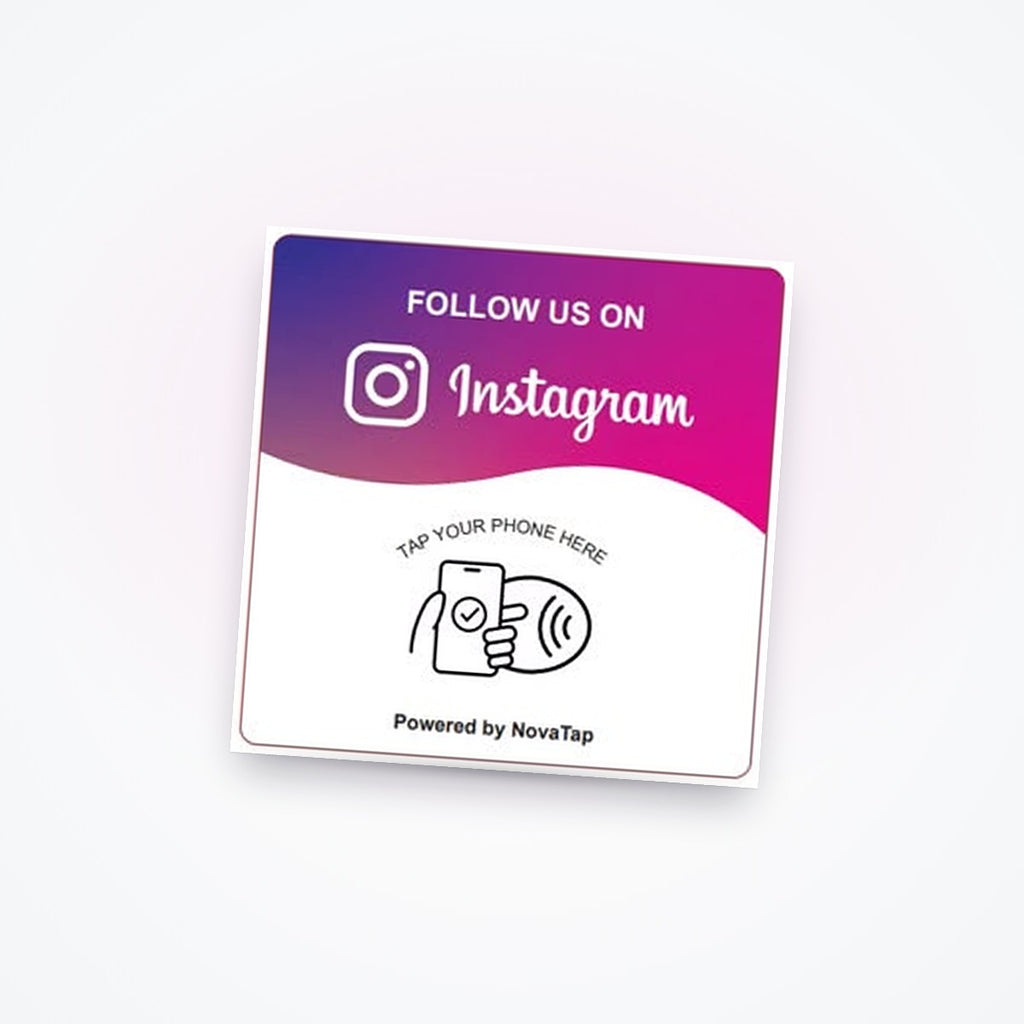 NovaTap Instagram NFC Kaart